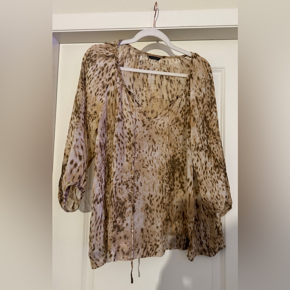 EUC Club Monaco animal print top